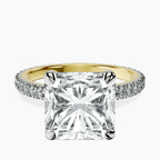 18kt Yellow Gold Claire Full Eternity Lab Diamond Ring front image