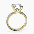 18kt Yellow Gold Claire Full Eternity Lab Diamond Ring side right image one