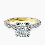 18ct Yellow Gold Claire Full Eternity Lab Diamond Ring front image