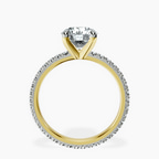 18ct Yellow Gold Claire Full Eternity Lab Diamond Ring side right image one