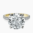 14kt Yellow Gold Claire Full Eternity Lab Diamond Ring front image