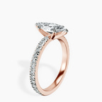 1.39 ct. marquise Emily Eternity Ring in 10kt rose gold standing product image one