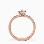 1.39 ct. marquise Emily Eternity Ring in 10kt rose gold side right image one