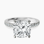 Platinum Emily Eternity Lab Diamond Ring front image