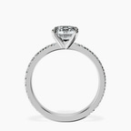 14ct White Gold Emily Eternity Lab Diamond Ring side right image one