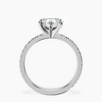 9ct White Gold Emily Eternity Lab Diamond Ring side right image one