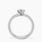 Platinum Emily Eternity Lab Diamond Ring side right image one