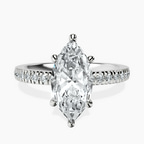 14ct White Gold Emily Eternity Lab Diamond Ring front image