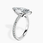 Platinum Emily Eternity Lab Diamond Ring standing product image one