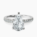 14ct White Gold Emily Eternity Lab Diamond Ring front image