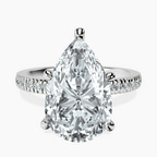 Platinum Emily Eternity Lab Diamond Ring front image