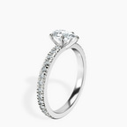 Platinum Emily Eternity Lab Diamond Ring standing product image one