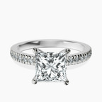18ct White Gold Emily Eternity Lab Diamond Ring front image