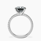 Platinum Emily Eternity Lab Diamond Ring side right image one