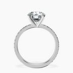 2.82 ct. round Emily Eternity Ring in 10kt white gold side right image one