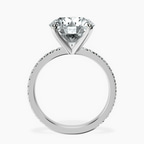 Platinum Emily Eternity Lab Diamond Ring side right image one