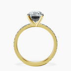 14kt Yellow Gold Emily Eternity Lab Diamond Ring side right image one
