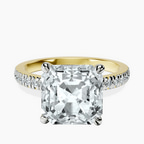 18kt Yellow Gold Emily Eternity Lab Diamond Ring front image