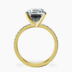 18kt Yellow Gold Emily Eternity Lab Diamond Ring side right image one