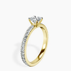 18kt Yellow Gold Emily Eternity Lab Diamond Ring standing product image one