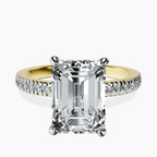 14kt Yellow Gold Emily Eternity Lab Diamond Ring front image