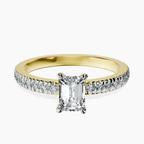 18kt Yellow Gold Emily Eternity Lab Diamond Ring front image