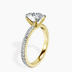 14ct Yellow Gold Emily Eternity Lab Diamond Ring standing product image one