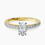 18kt Yellow Gold Emily Eternity Lab Diamond Ring front image