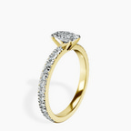 18kt Yellow Gold Emily Eternity Lab Diamond Ring standing product image one