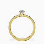 18kt Yellow Gold Emily Eternity Lab Diamond Ring side right image one