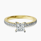 18kt Yellow Gold Emily Eternity Lab Diamond Ring front image