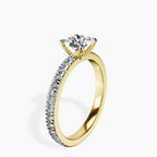 18kt Yellow Gold Emily Eternity Lab Diamond Ring standing product image one