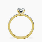 1.41 ct. round Emily Eternity Ring in 18kt yellow gold side right image one