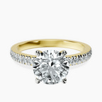 18ct Yellow Gold Emily Eternity Lab Diamond Ring front image
