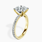 18kt Yellow Gold Emily Eternity Lab Diamond Ring standing product image one