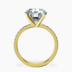 14kt Yellow Gold Emily Eternity Lab Diamond Ring side right image one