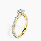 14kt Yellow Gold Emily Eternity Lab Diamond Ring standing product image one