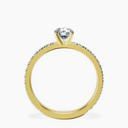 14kt Yellow Gold Emily Eternity Lab Diamond Ring side right image one
