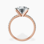 14kt Rose Gold Venetia Half Eternity Lab Diamond Ring side right image one