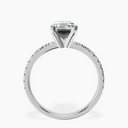 14ct White Gold Venetia Half Eternity Lab Diamond Ring side right image one
