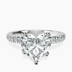 Platinum Venetia Half Eternity Lab Diamond Ring front image
