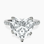 Platinum Venetia Half Eternity Lab Diamond Ring front image