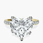 14kt Yellow Gold Venetia Half Eternity Lab Diamond Ring front image