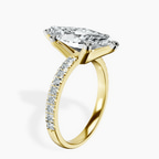 14kt Yellow Gold Venetia Half Eternity Lab Diamond Ring standing product image one