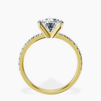 18kt Yellow Gold Venetia Half Eternity Lab Diamond Ring side right image one