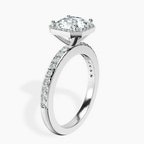 Platinum Lumina Halo Lab Diamond Eternity Ring standing product image one