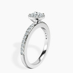 Platinum Lumina Halo Lab Diamond Eternity Ring standing product image one
