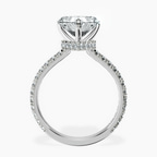 2.23 ct. heart Myra Halo Ring in 18kt white gold side right image one