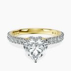 14kt Yellow Gold Myra Secret Halo Lab Diamond Ring front image