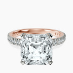 14kt Rose Gold Kylie Eternity Lab Diamond Ring front image